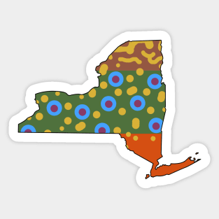 New York Brook Trout Sticker